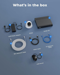 REOLINK New Version 12MP Poe Security Camera System, Person/Vehicle/Animal Detec