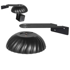 Wall Mount for WYZE Cam Pan V3, Outdoor Corner Mount Kit with Black