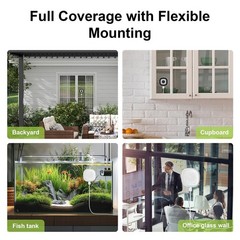 2K Window Camera, 2.4GHz & 5GHz WiFi6 Indoor Cameras for Home Security Outdoor