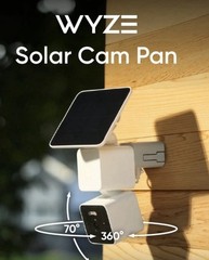 Wyze Solar Cam Pan 2K Color Night Vision 360 Pan/Tilt Wi-Fi Solar/Battery