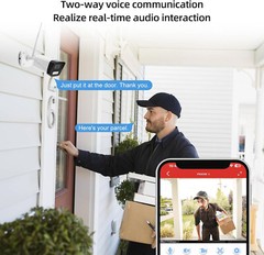 New – Apone Wireless Security Camera Systems, 6CH WiFi Security Camera System