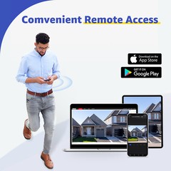 SANNCE 5MP PoE Security System 8CH 8MP NVR AI Human Alerts 2 Way Audio Recording