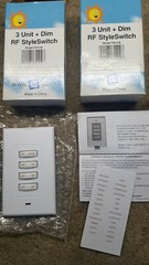 Lot of 2 – X10 3 Unit + Dim RF Style switch SS13A Brand new in box