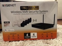 Wisenet 4 Wireless camera kit (24/7 Color – Night Vision – Motion Detection NEW