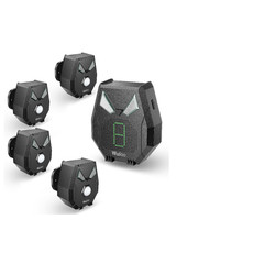 Wuloo Solar Driveway Alarm Wireless Outside Weatherproof 1/3 Mile Long Range