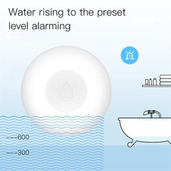 MOES Tuya ZigBee Smart Water Leakage Sensor Flood Overflow Detector Level Alarm
