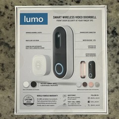 NEW LUMO smart wireless video doorbell WIFI connected front door security