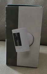 White – Ring Outdoor Cam (Stick Up Cam) Battery . New Factory Sealed