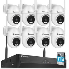 Wireless Security Camera System Two Way Audio Human Detection 10CH 1TB NVR