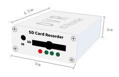 Mini 1CH SD Card DVR Digital Video Recorder Audio/Video Support H.264/H.265 MP4