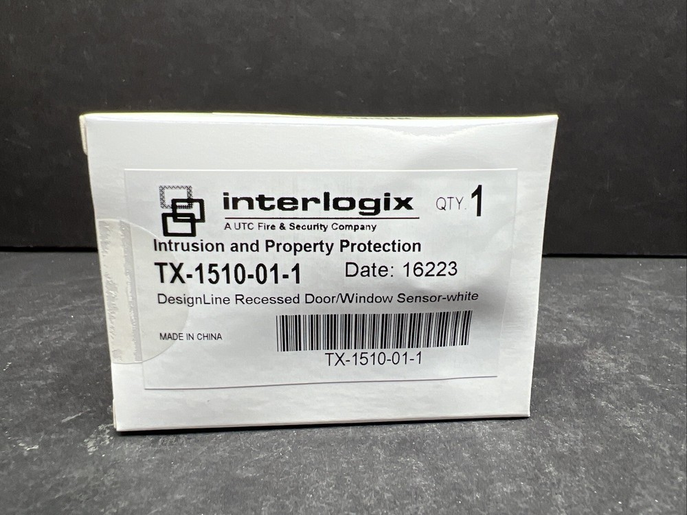 GE Interlogix TX-1510-01-1 Wireless DesignLine Recessed Door/Window Sensor New!