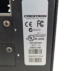 Crestron DM-MD8X8-RPS Digital Media Distribution Console + 5 Cards