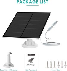 High-Efficiency 5W USB Solar Panel for Battery-Powered Cameras – Waterproof
