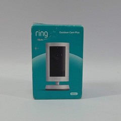 New Ring Outdoor Cam Plus Home Security Camera White 5CCEAB