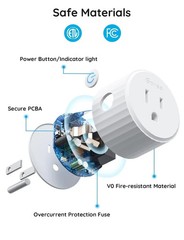 Govee Smart Plug, WiFi Plugs Work with Alexa & Google Assistant,