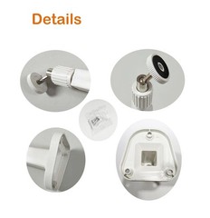 Adjustable Universal Wall Ceiling Mounts, Bestga BS07 15.5cm Pan Tilt