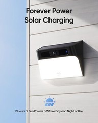 eufy Security Solar Wall Light Cam S120 Wireless Outdoor Camera 2K Spotlight Cam