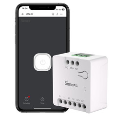 Wifi MINI-D Smart Switch with Matter,Home Automation,Dry Contact Output,Supports