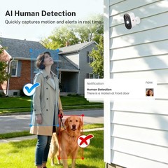 Premium Wireless Outdoor Security Cameras WiFi Smart Night Vision System