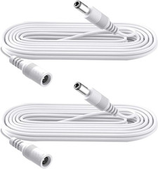 Security-01 6.6FT 2M DC Power Extension Cable 5.5Mm X 2.1Mm,For CCTV Camera IP W