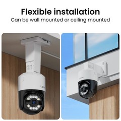 ZOSI 4K 2TB NVR 5MP PoE Security Camera System PTZ Person Vehicle Detect Home