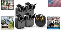 Weatherproof Motion Sensor Detector – 1 Receiver, 4 Sensors