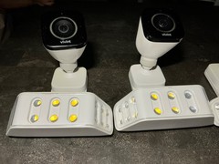 Vivint Outdoor Camera attached lights can talk back n forth