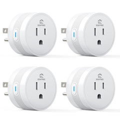 15A Smart Plug, Wi-Fi & Bluetooth Smart Outlet for High-Power Home Appliances, W
