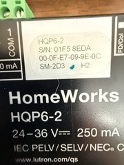 LUTRON HQP6-2 HOMEWORKS QS 2 LINK PROCESSOR ( PRICE FOR EACH UNIT ) WORKING