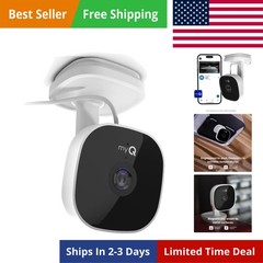 myQ Smart Garage Security Camera – 1080p HD Video, Night Vision, Motion Detec…