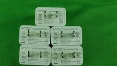 Lot of 5 WYZE USB Power Adapter 100V-240V 5V 1000mA KA06E-0501000US