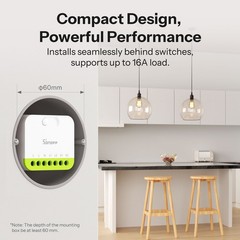 SONOFF MINI DUO Smart Home Switch 2-Gang Dual-Load Control Zigbee Signal Booster