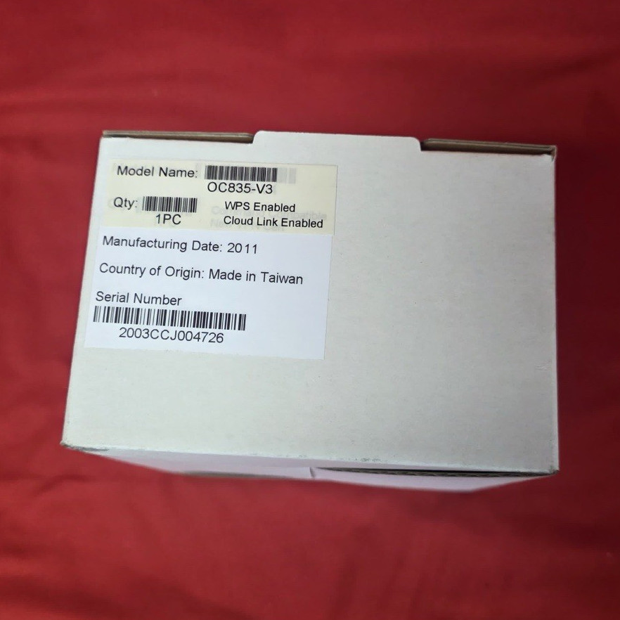ADT OC835 Pulse 1080p FHD Wireless Wi-Fi Indoor Camera Black