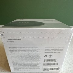 Google Home Mini Charcoal Smart Speaker w/ Voice Control GA00216-US