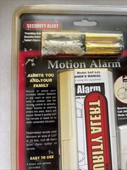 Security Alert System Motion Sensor Alarm Castlehill Products 110db W/Remote NIP
