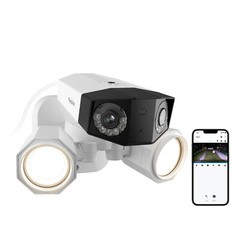 Reolink 4K PoE Floodlight Camera 180° View Dual-Lens Smart Detection 2 Way Talk