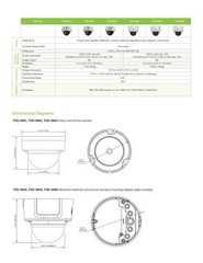 TruVision by Interlogix TVD-5605 4 Megapixel H.265/H.264, IP VF Dome Camera