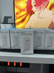 Brilliant Smart Dimmer Switch (grey) — Compatible with Alexa, Google Assistant