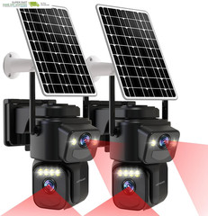 LETSCEE Security Cameras Outdoor Wifi,5G/2.4G Cameras for Home Security Solar Po