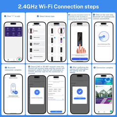 1080P Wireless WiFi Video Doorbell with AI Detection and Night Vision
