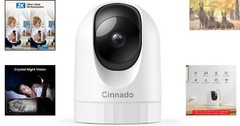 Effortless Home Monitoring: 2K WiFi Indoor Camera with 360° View & Cloud Storage