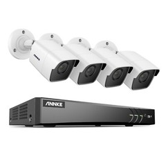 ANNKE 8CH DVR 5MP 4K Video CCTV Security Camera System AI Detection Color Night