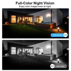 ANRAN 5MP Solar Battery Security Camera Outdoor Wireless WIFI Free APP Audio IR