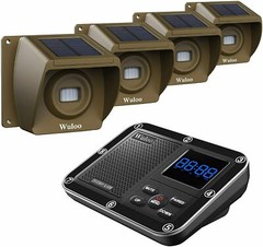 Wuloo 1800FT Long Range Driveway Alert driveway Alarms Systems Wireless Outdoor