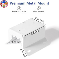 Wall Mount Bracket for Eufy Security SoloCam S340/E30/E42, Rust-Proof Metal Corn