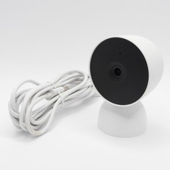 Google Nest Security Cam Indoor 1080p Wired 2nd Gen. GJQ9T (White Snow)