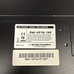 Digital Watchdog DW-VP16-16P 16 Channel Recorder No HDD. RESETED
