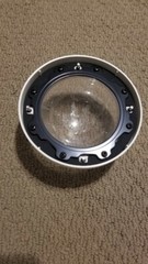  New American Dynamics ADCWBTRC White Dome Lid, Clear Bubble