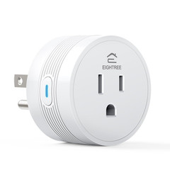 15A Smart Plug, Wi-Fi & Bluetooth Smart Outlet for High-Power Home Appliances, W