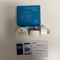 Smart Socket WiFi 4 Pack White YX-WS01 Smart Plug Compatible Alexa Google ESICOO